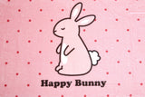 พรมเช็ดเท้า ลาย Happy Bunny