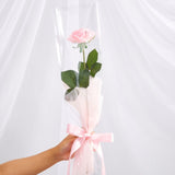 Artificial single pink rose bouquet, Artificial Rose Flowers, Silk Roses, Artificial Flowers, Artificial Rose