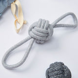 Happy PET Biting Rope For Dog light grey