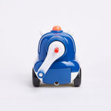 Blue pencil sharpener car