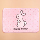 Doormat happy bunny