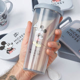 Glass Plastic Mickey Grey Color