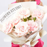 Pink roses bouquet, Pink fresh rose bouquet, Rose bouquet, Fresh rose bouquet