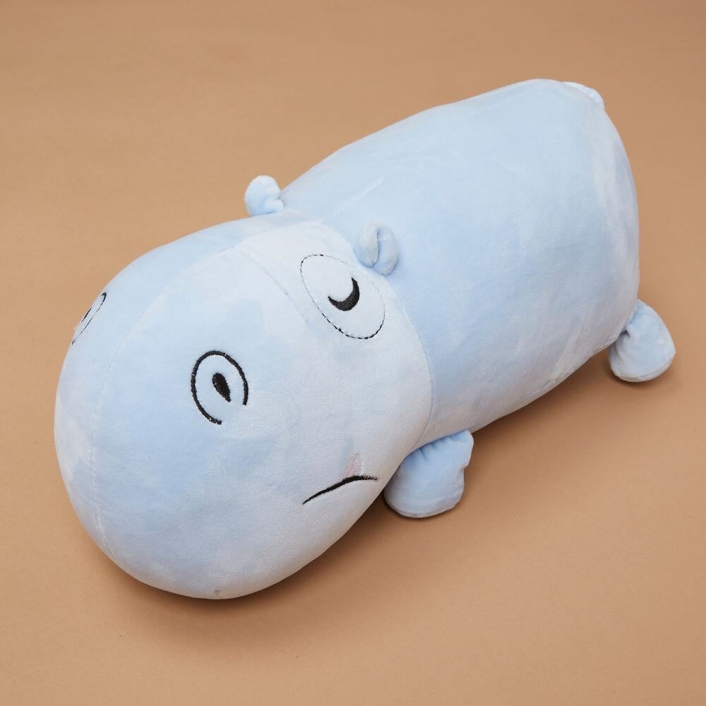 Sleepy Hippo Soft Toy blue