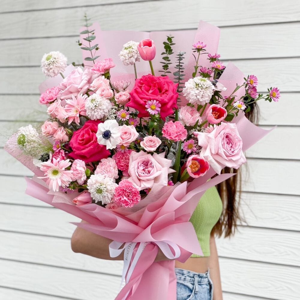 Sweet Pink Serenity bouquet