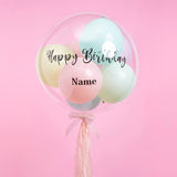 happy birthday pastel balloons